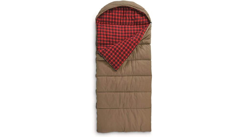 warm portable hooded sleeping bag