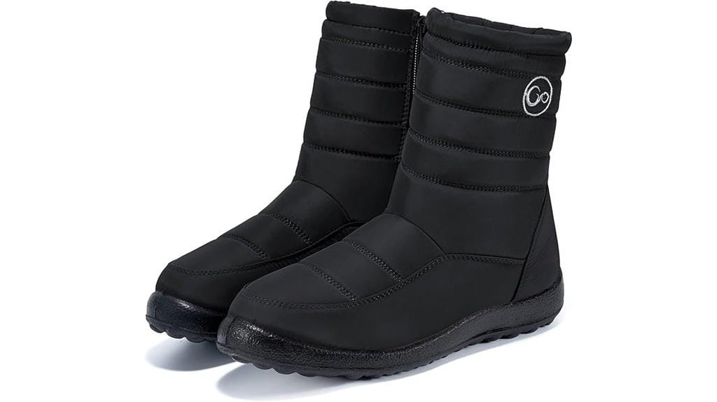 warm waterproof mid calf boots