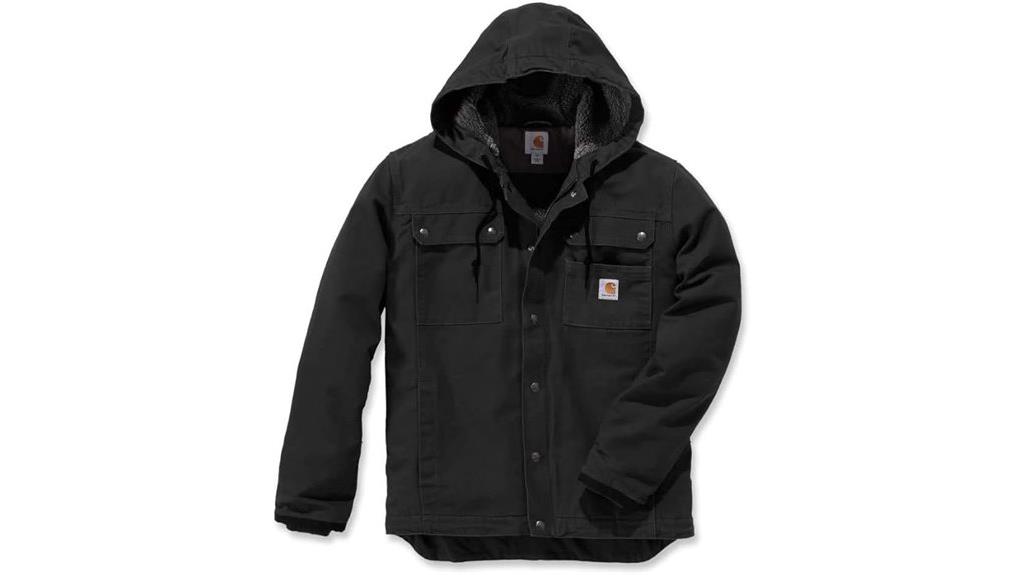 washed duck utility jacket