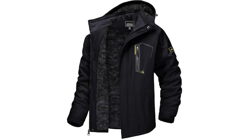 water resistant ski jacket