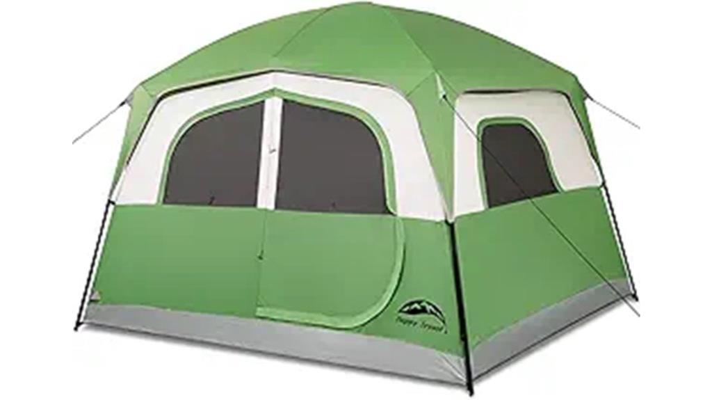 waterproof 6 person camping tent