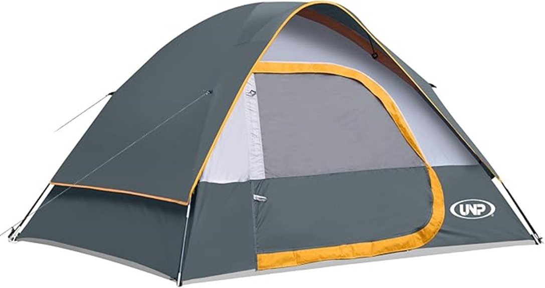 waterproof four person camping tent