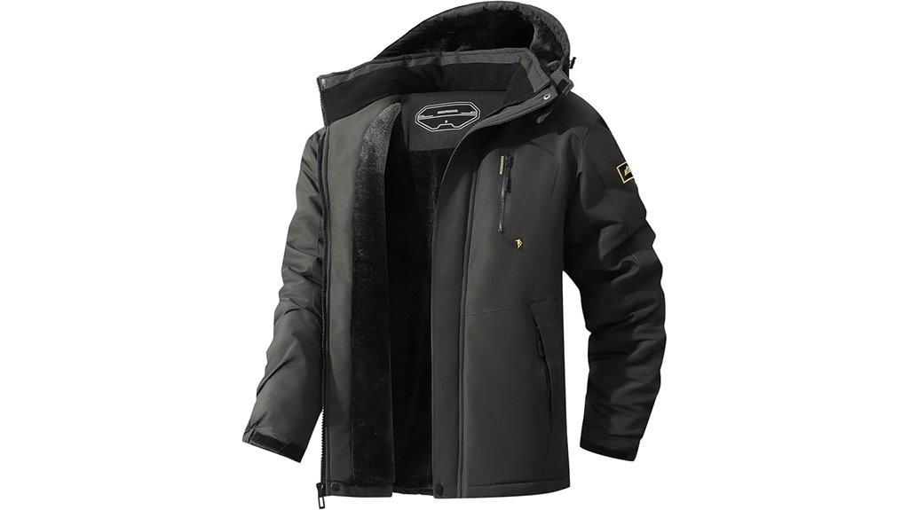 waterproof men s winter jacket