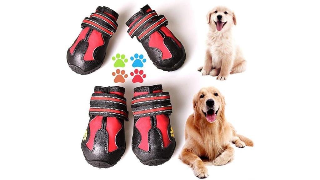 waterproof non slip dog boots