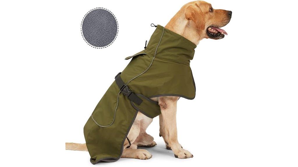 waterproof reflective dog jacket