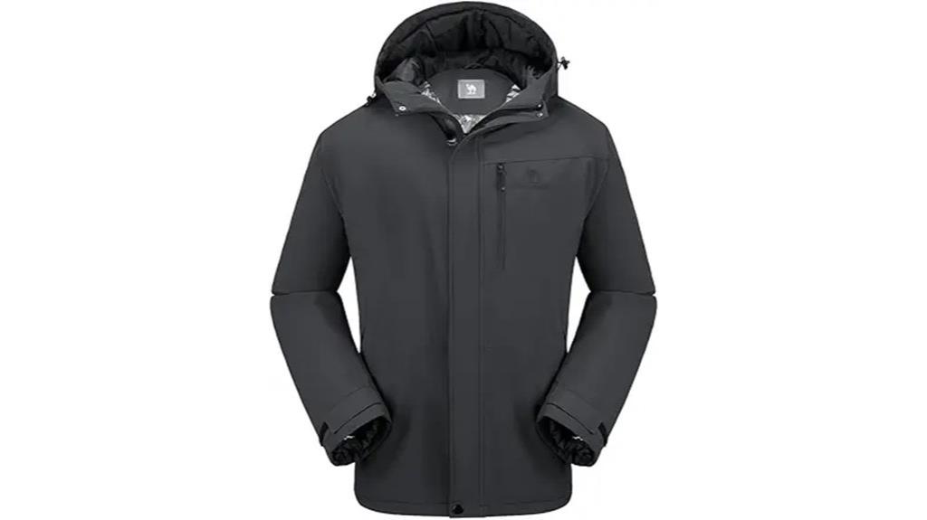 waterproof thermal ski jacket