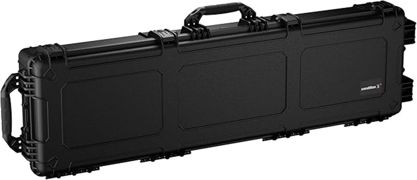wheeled long gun case