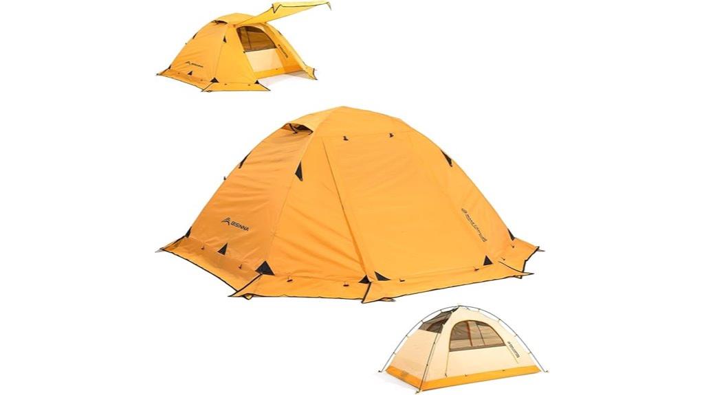 winter camping tent backpacking