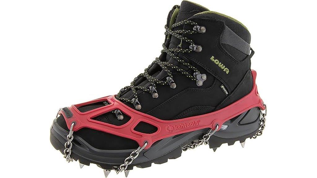 winter hiking traction gear