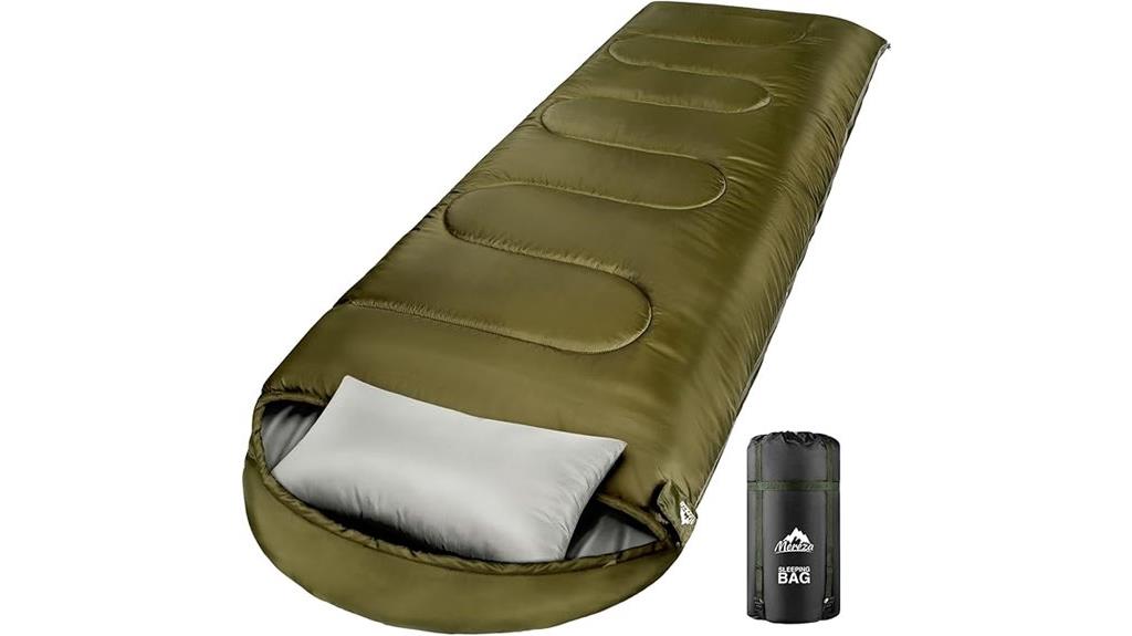 winter sleeping bag set