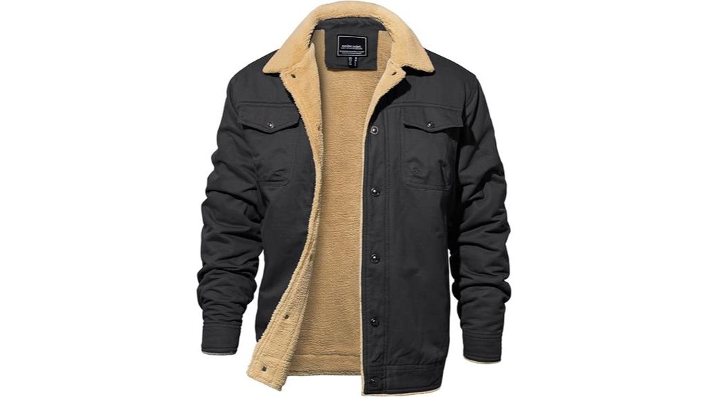 winter thermal fleece jacket
