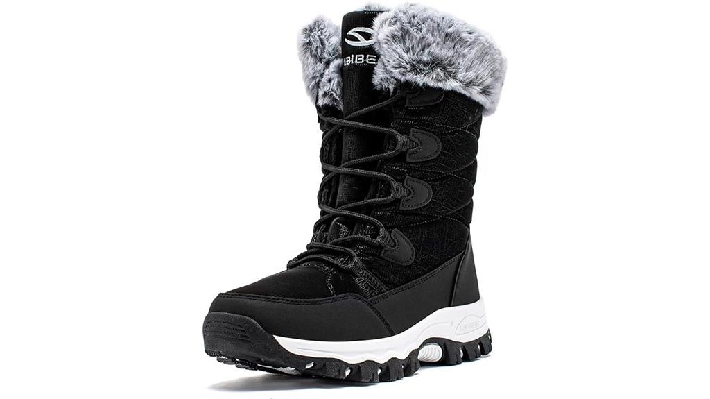 winter waterproof mid calf boots