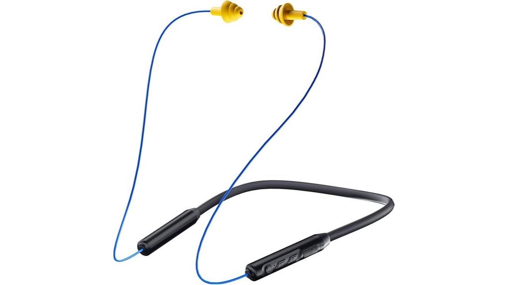 wireless neckband earplug headphones