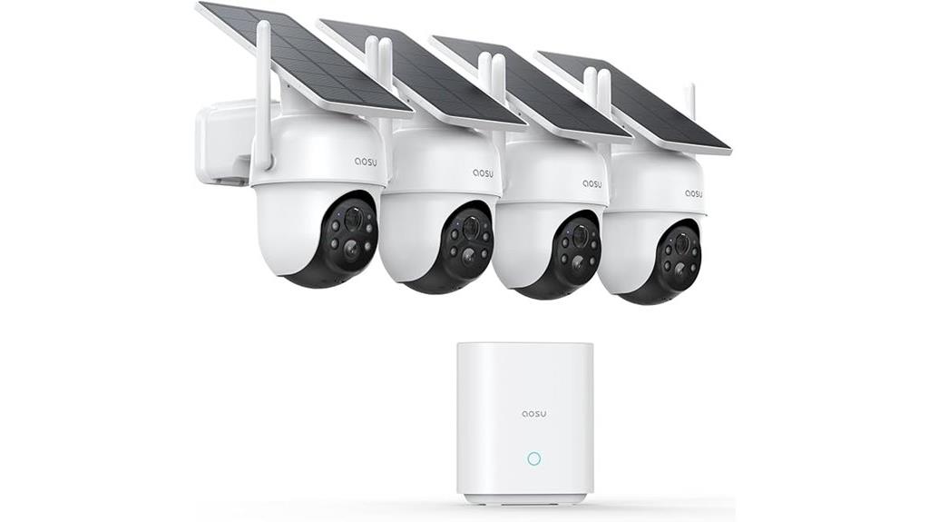wireless outdoor solar cameras