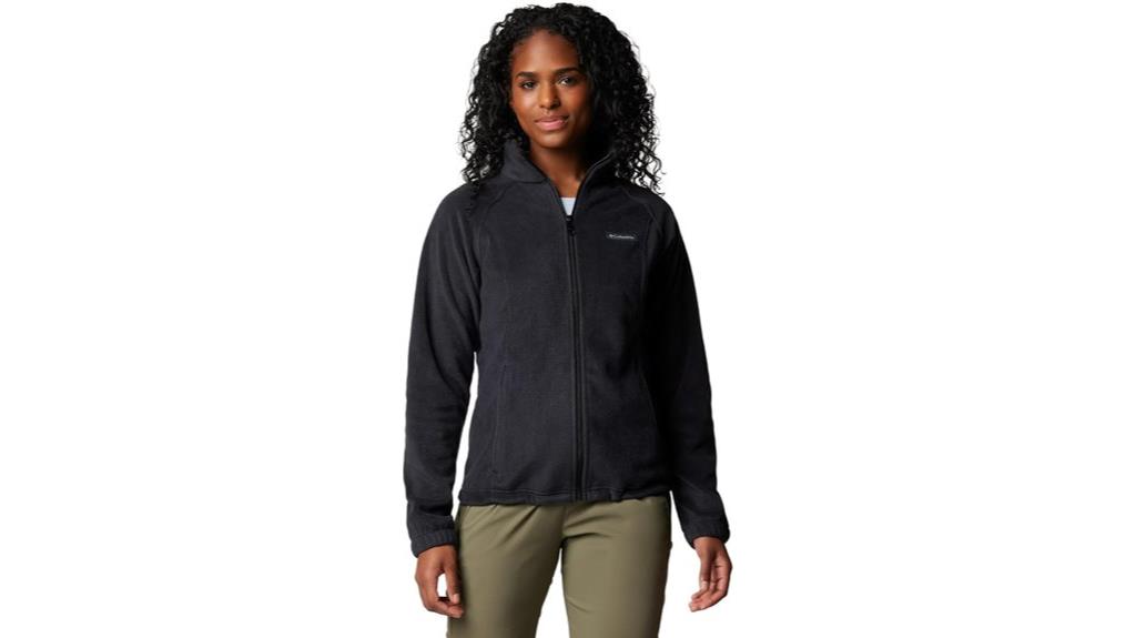 women s fleece zip jacket