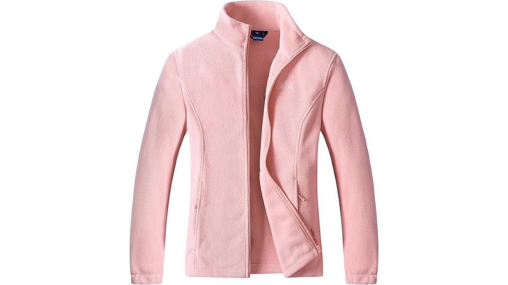 women s fleece zip jacket
