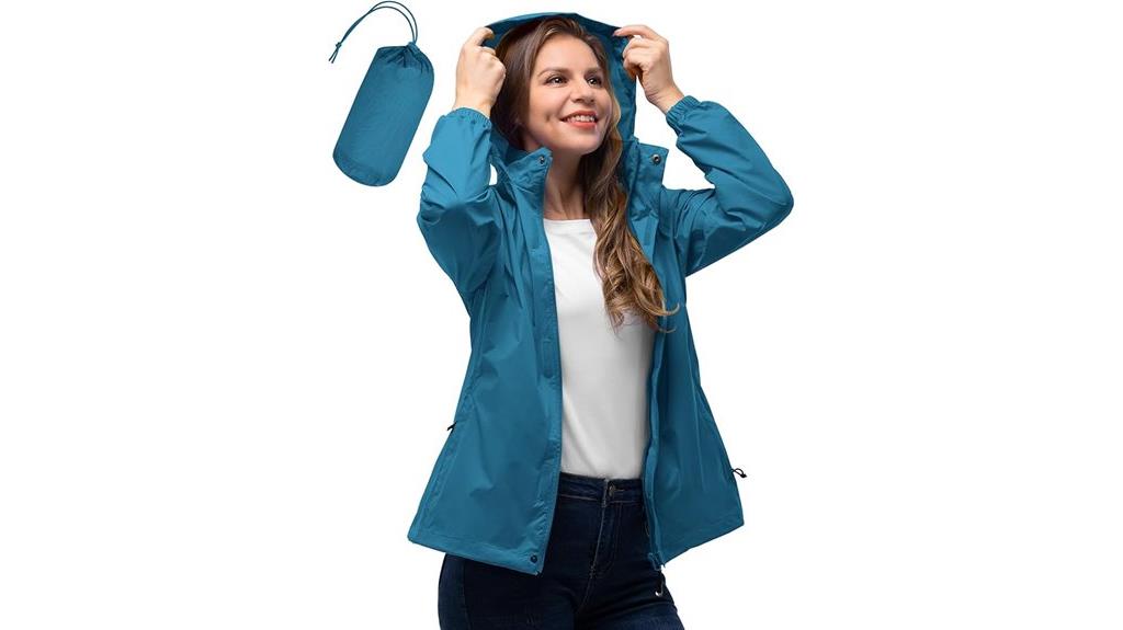 women s waterproof rain jacket
