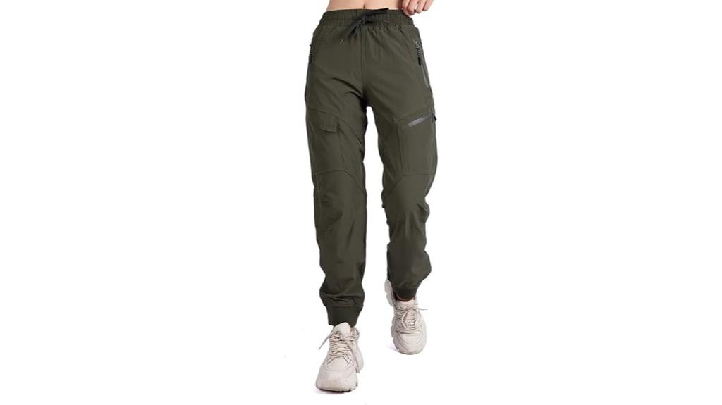 womens hiking cargo joggers