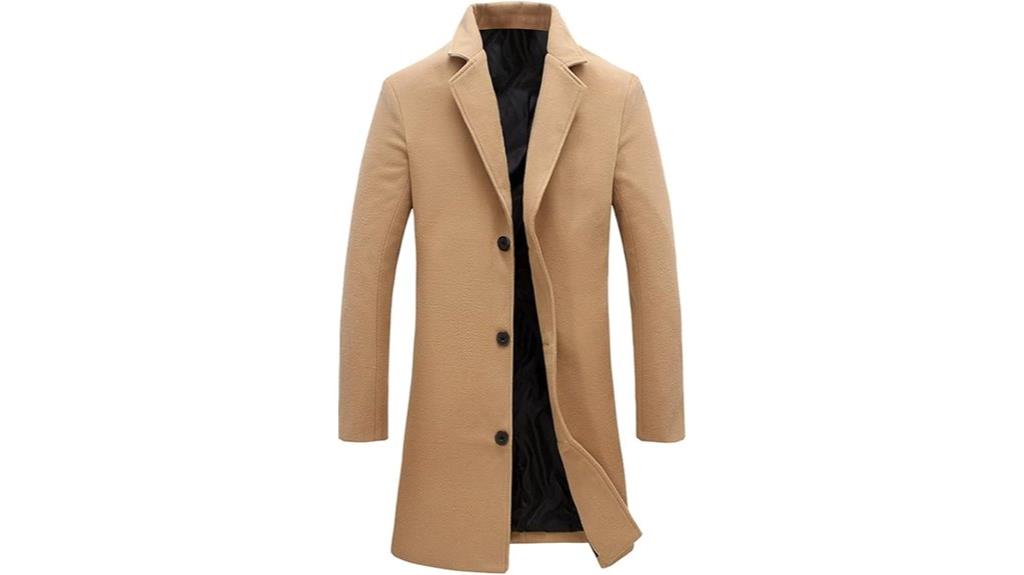 wool blend pea coat