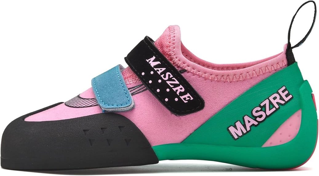 youth climbing footwear designed