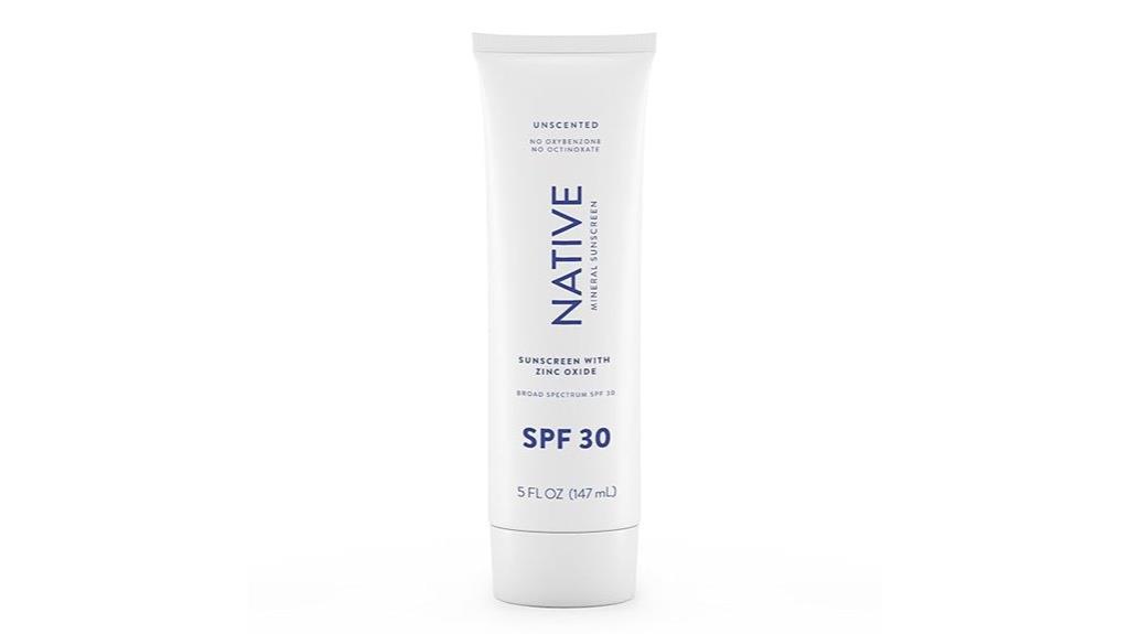 zinc oxide sunscreen lotion